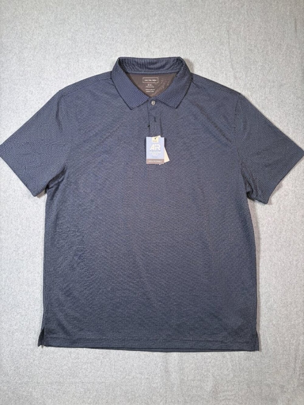 Van Heusen Men's Navy Blue Short-Sleeve Polo